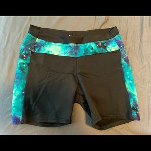 Black Milk Galaxy Workout Shorts (L)